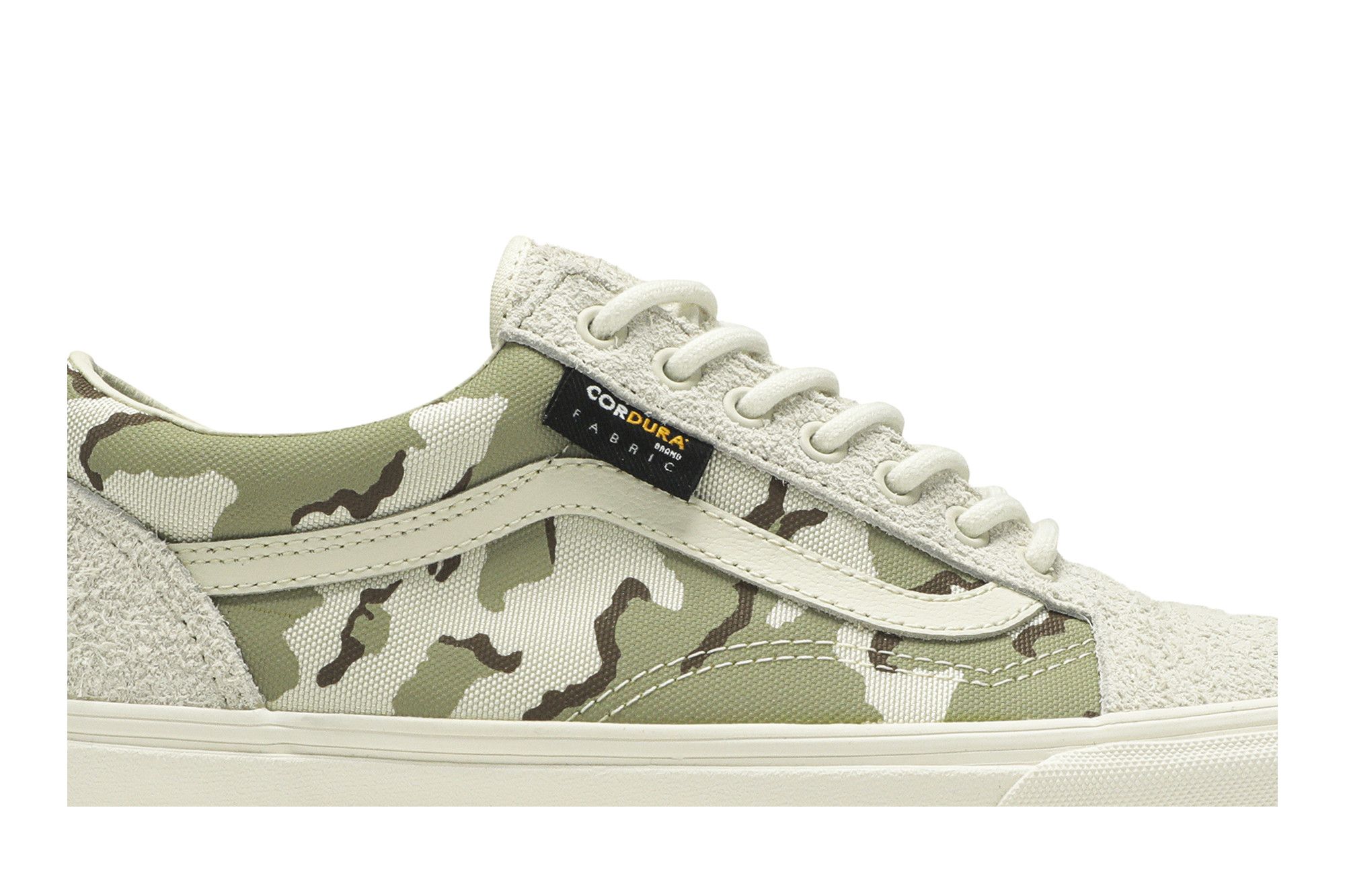 Size 10.0 Old Skool Cordura White Asparagus Camo