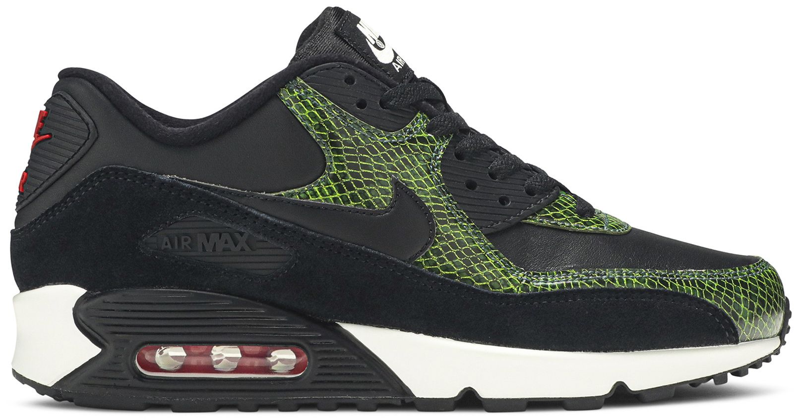 nike air max 90 green python