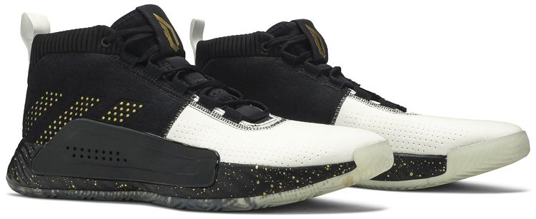 Adidas Dame 5 Black Gold White