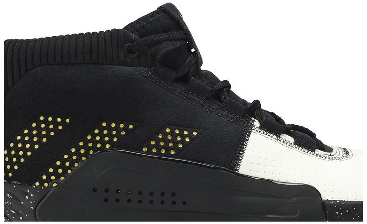 Adidas Dame 5 Black Gold White