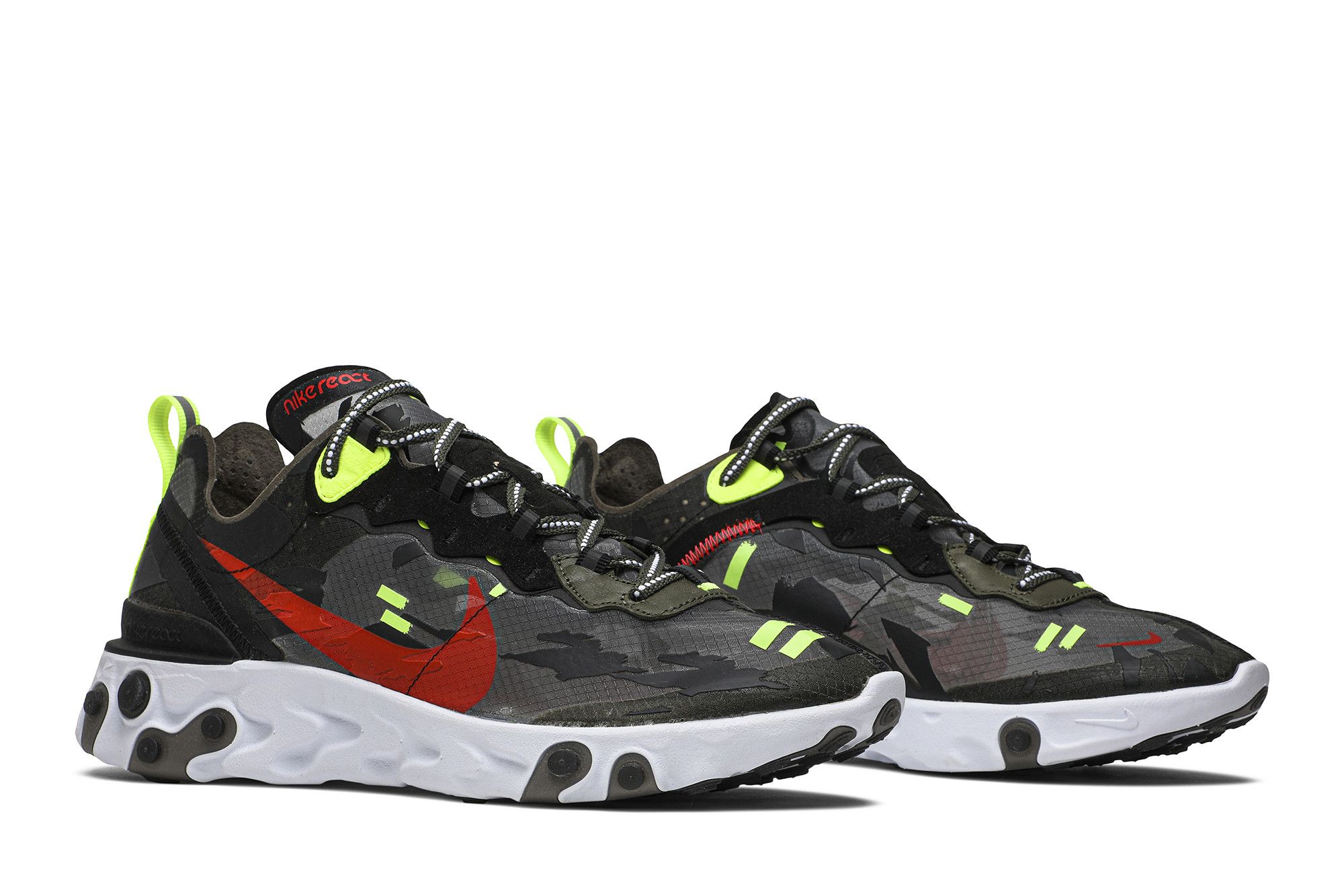 Nike react element 87 olive camo best sale