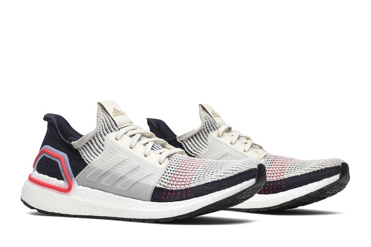 adidas Ultraboost 19 Running Shoes Clear Brown/White/Shock Red