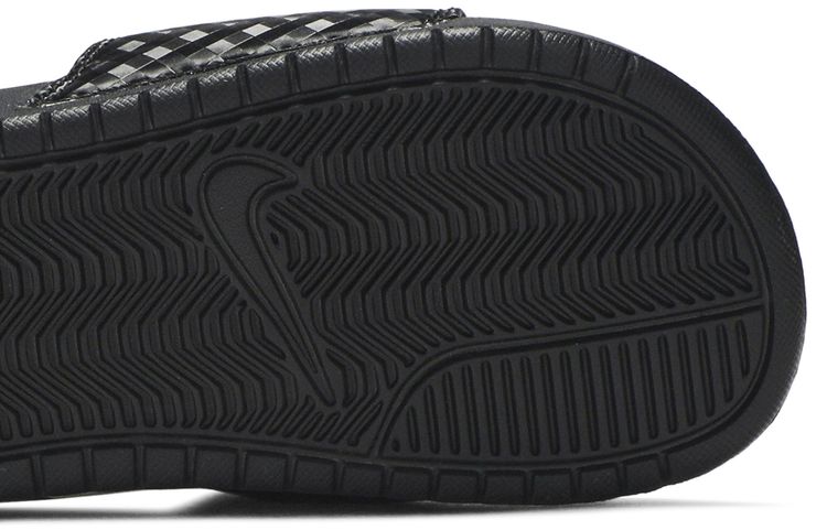 Nike Wmns JDI Benassi Slides Black Diamond Pattern