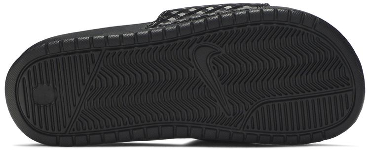 Nike Wmns JDI Benassi Slides Black Diamond Pattern