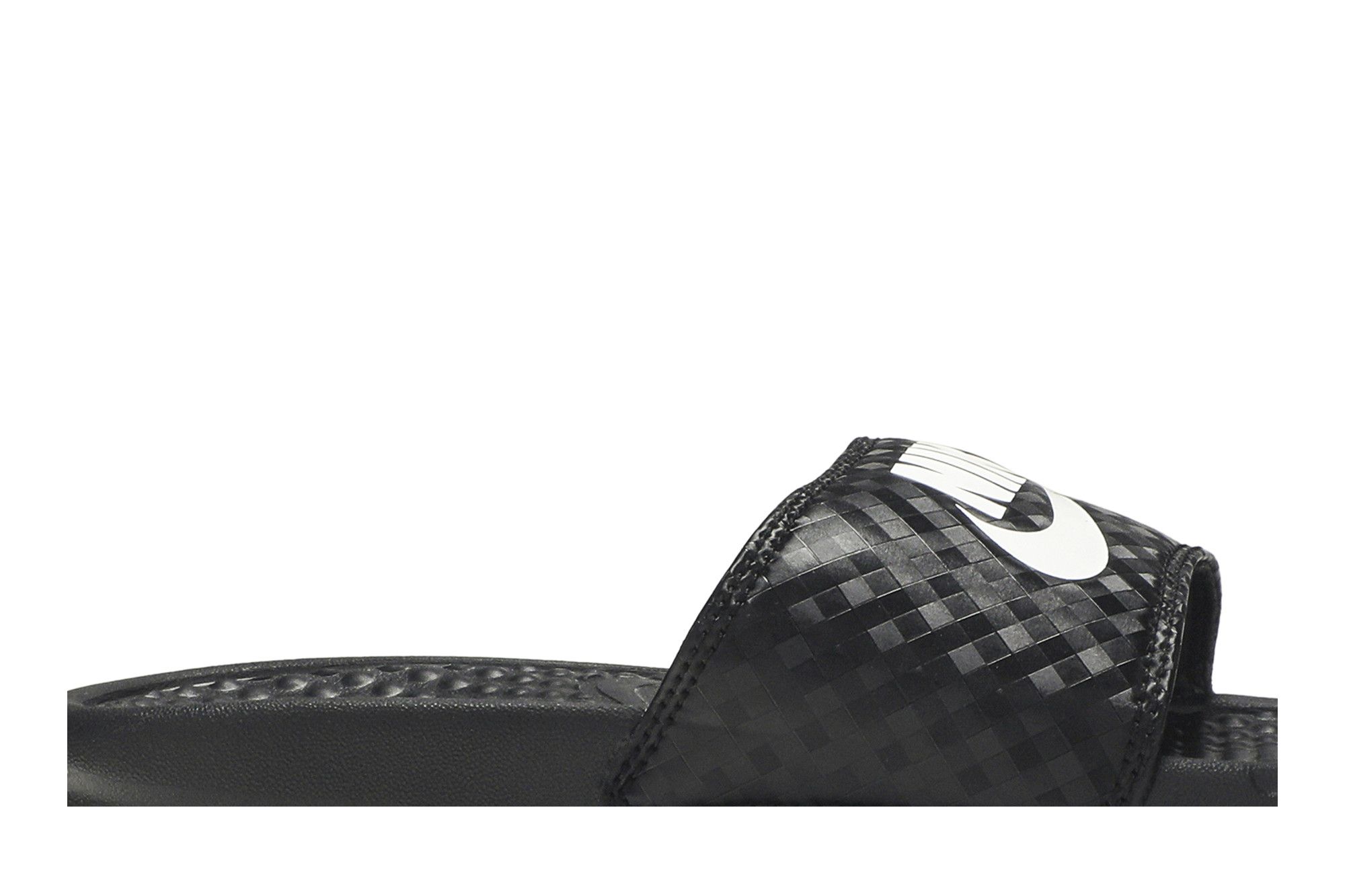 Nike benassi jdi black clearance