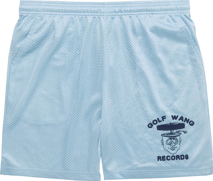 GOLF WANG Golf Wang Records Mesh Shorts 'Light Blue'