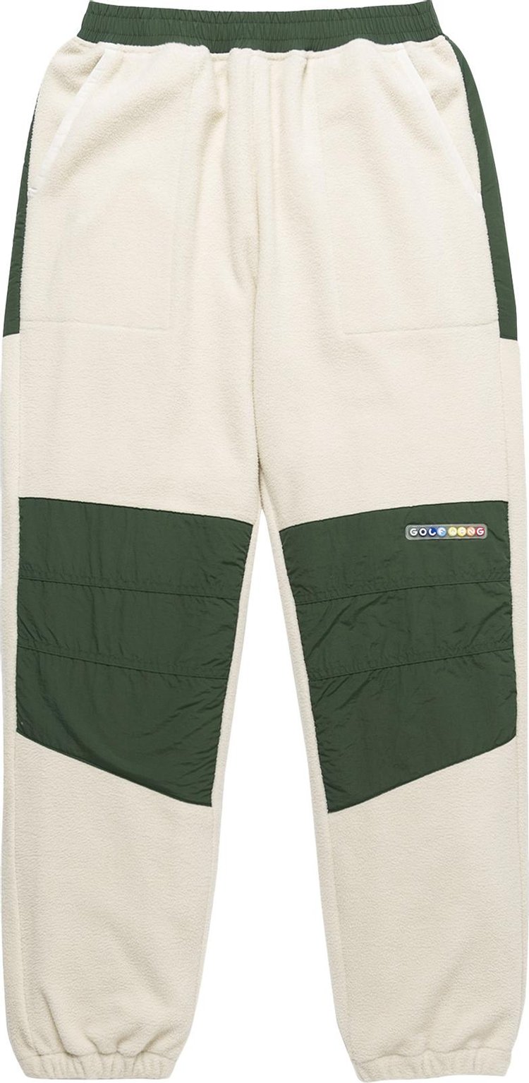 GOLF WANG Space Boutique Fleece Pant 'Ivory/Green'