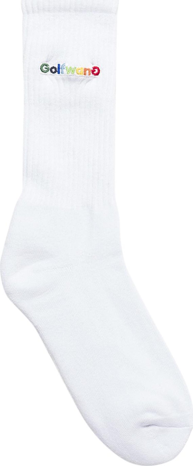 GOLF WANG Happy Logo Socks 'White'