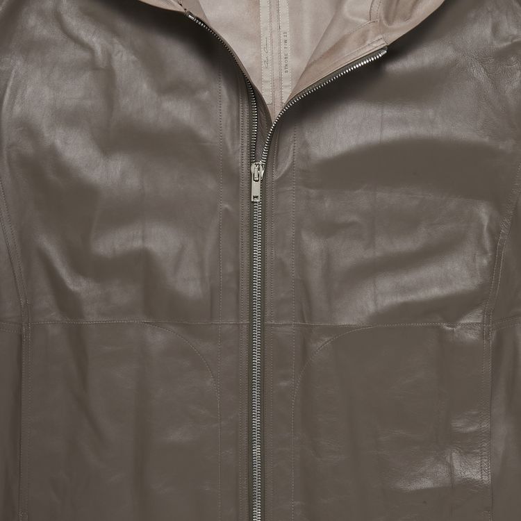 Rick Owens Zip Front Peter Jacket Dust