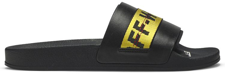Off White Sliders Black Yellow