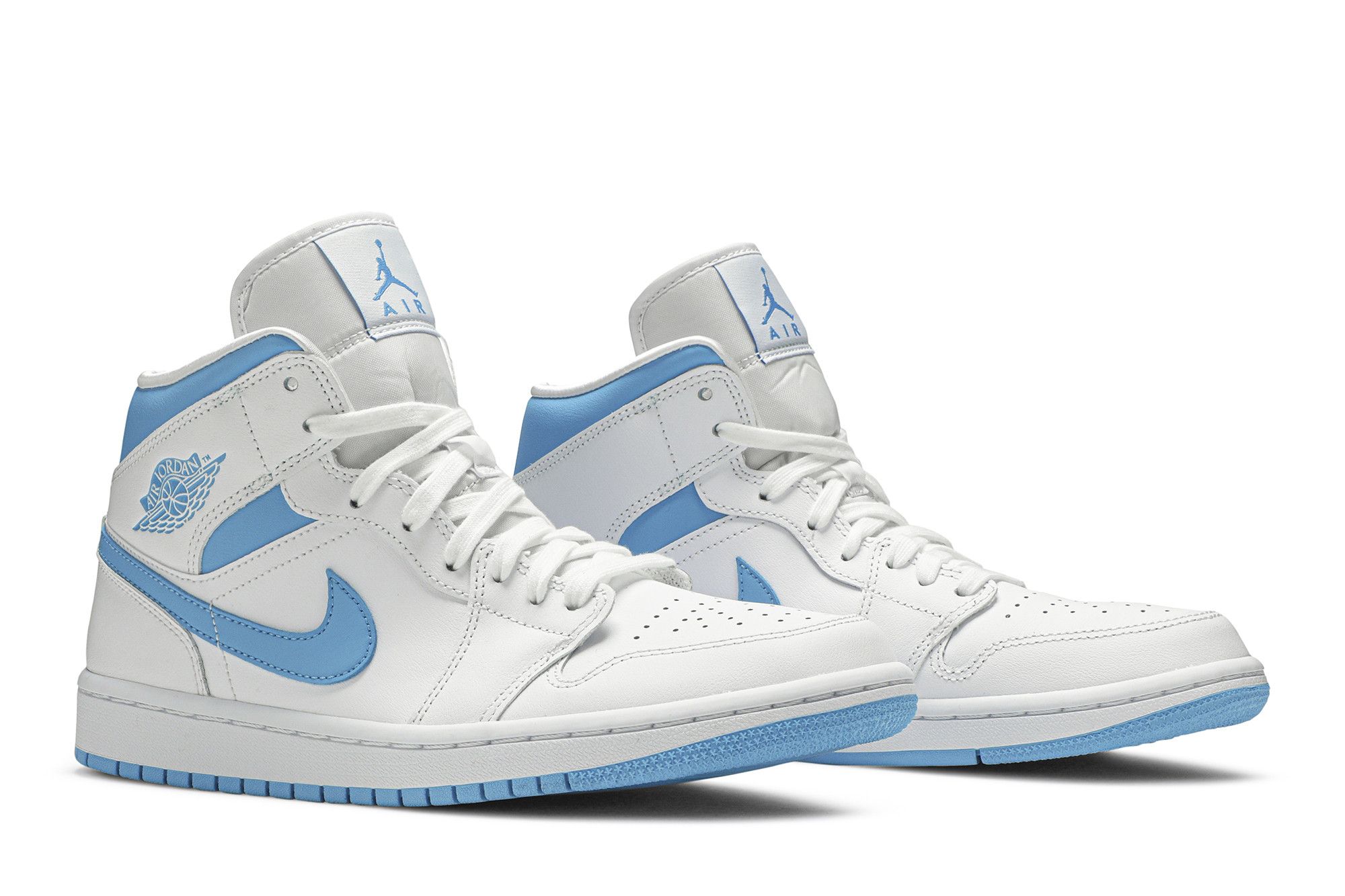 Womens air jordan 1 mid unc cheap