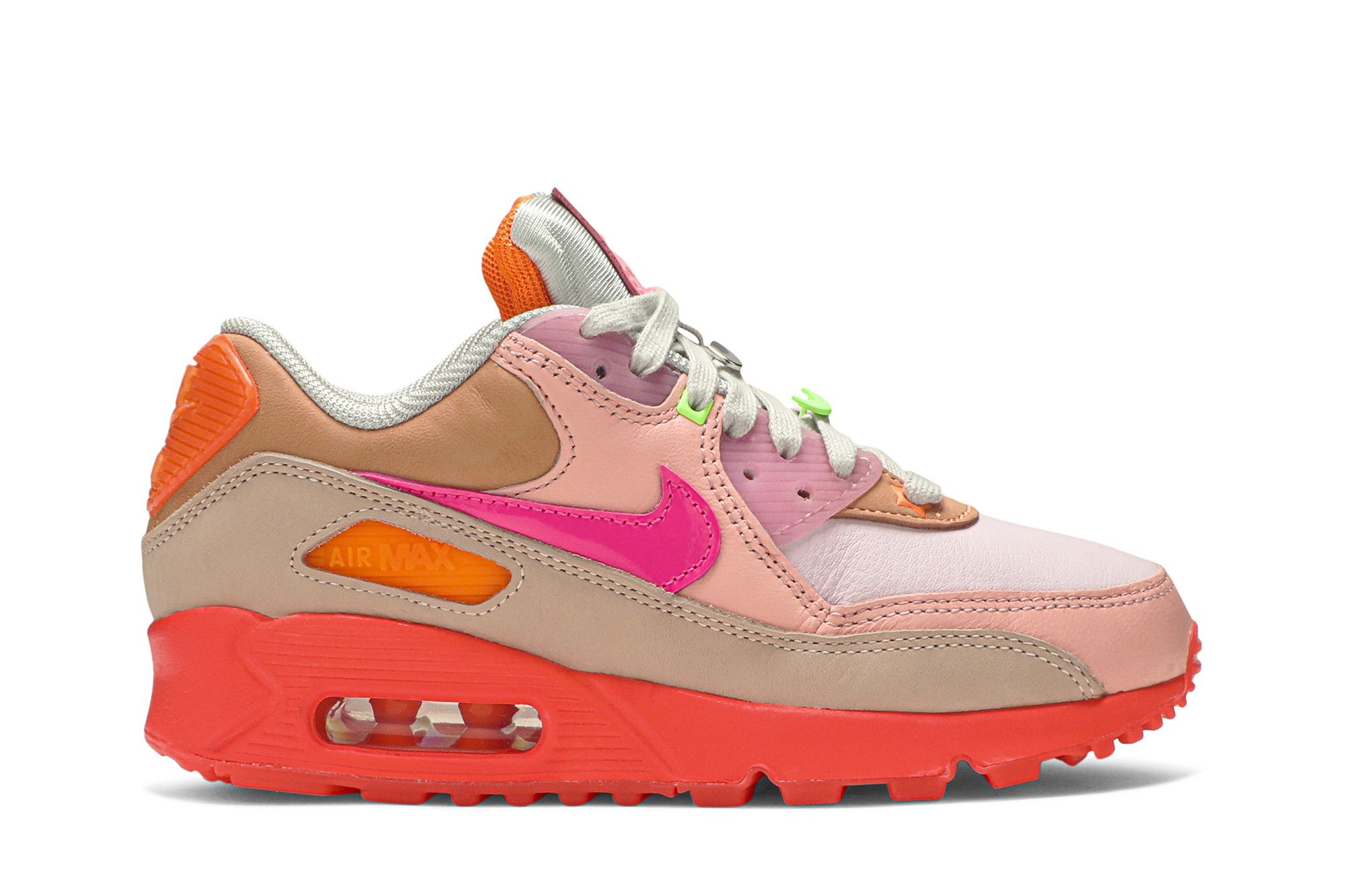 Buy Wmns Air Max 90 Platinum Crimson CT3449 600 GOAT