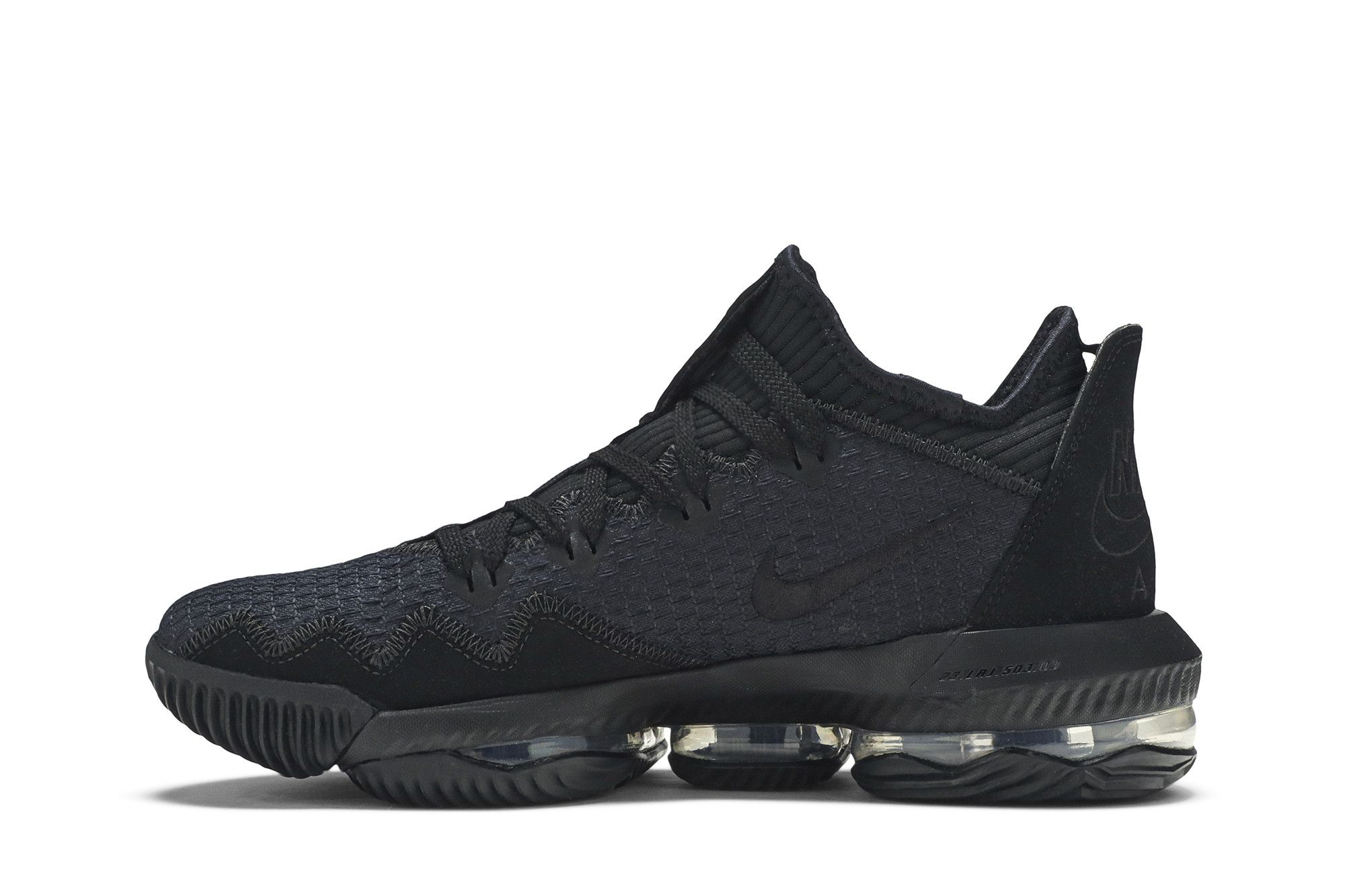 Nike Men s Lebron 16 Low Basketball Shoes in Black Size 8.0