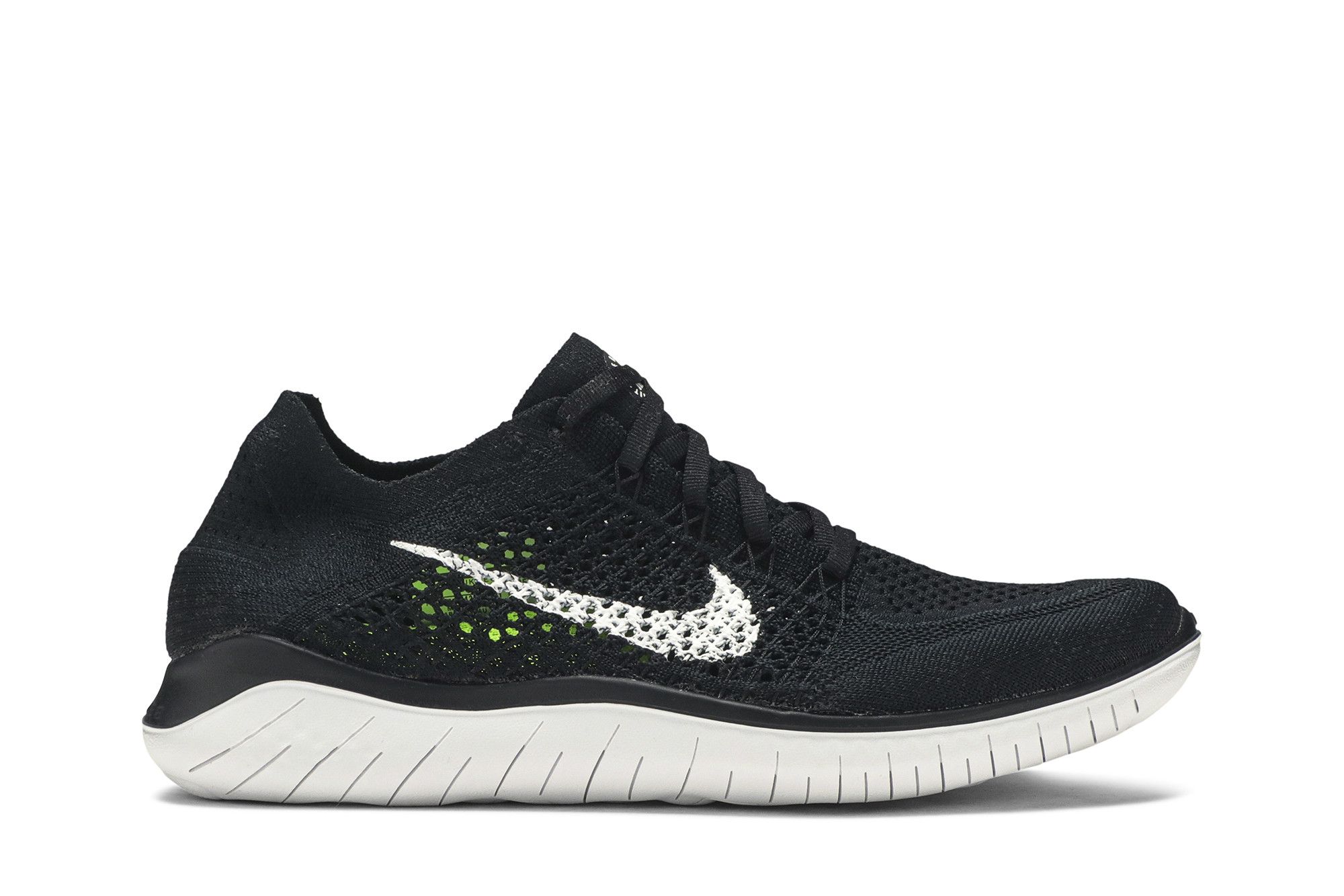 Nike free rn outlet 218 flyknit black