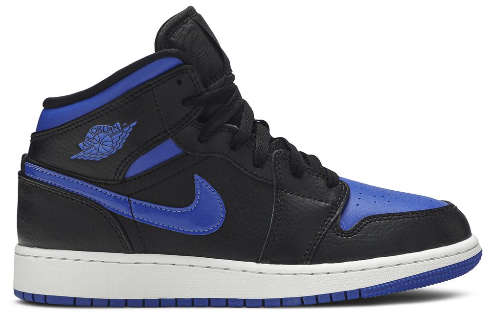 aj1 mid black royal