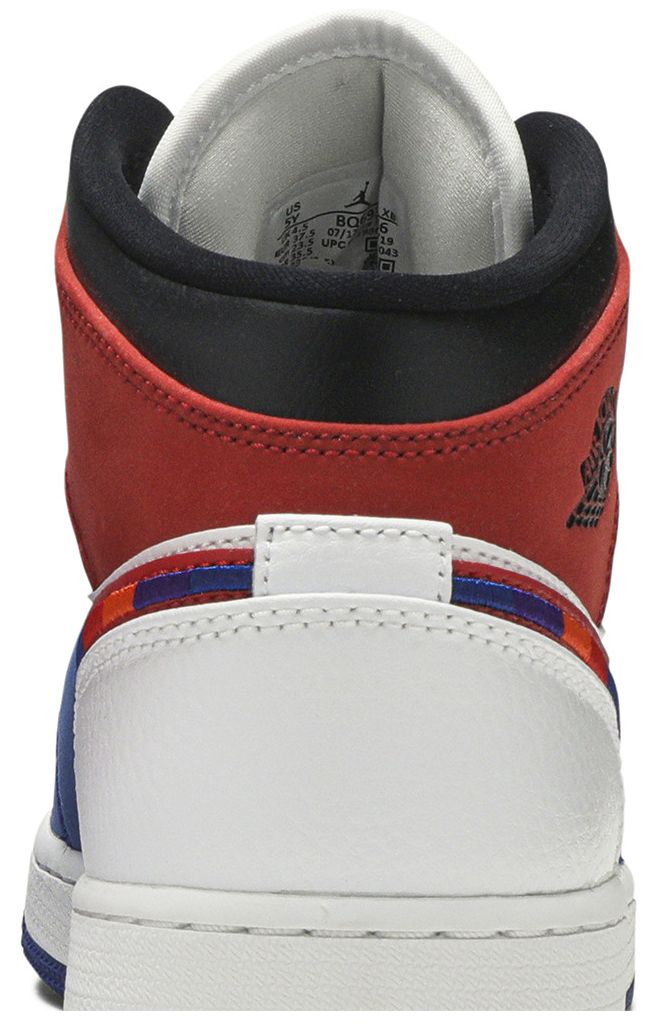 Air Jordan 1 MID SE GS Multicolored Swoosh