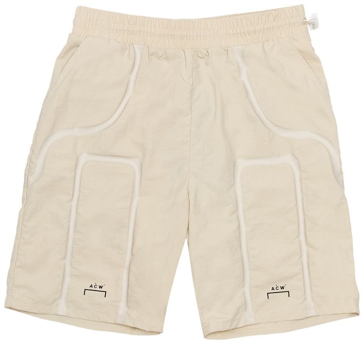 A Cold Wall Bracket Taped Track Shorts Moon Beam