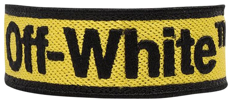 Off White Offwhite Macrame Bracelet Yellow