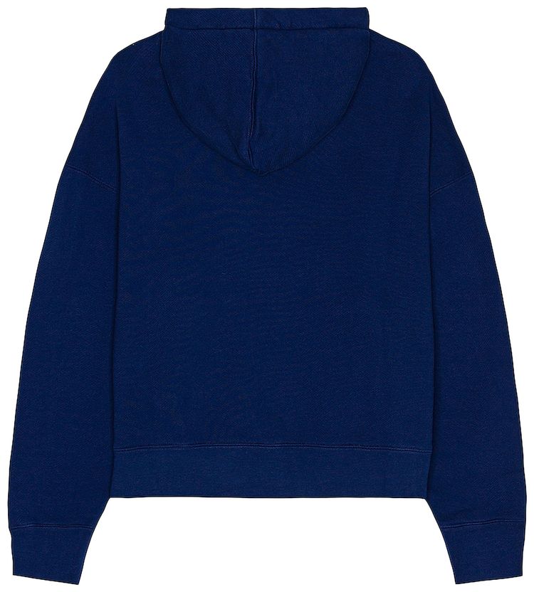 Palm Angels Angels Hoody Navy BlueWhite