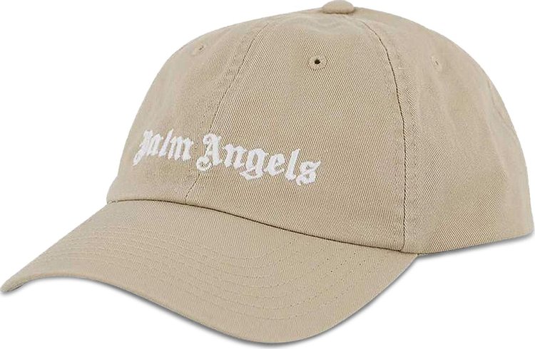 Palm Angels Classic Logo Cap BeigeWhite