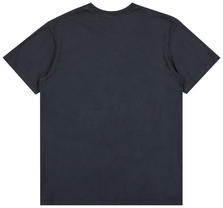 Pleasures River Pigment Dye T Shirt Black