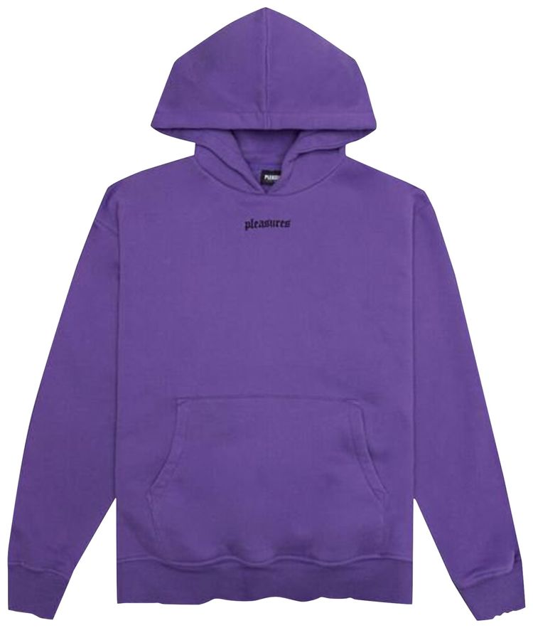 Pleasures Crawler Hoodie Purple