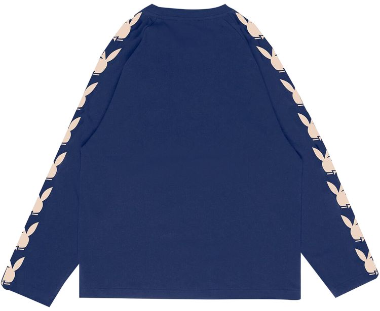Pleasures PB Raglan Long Sleeve Navy