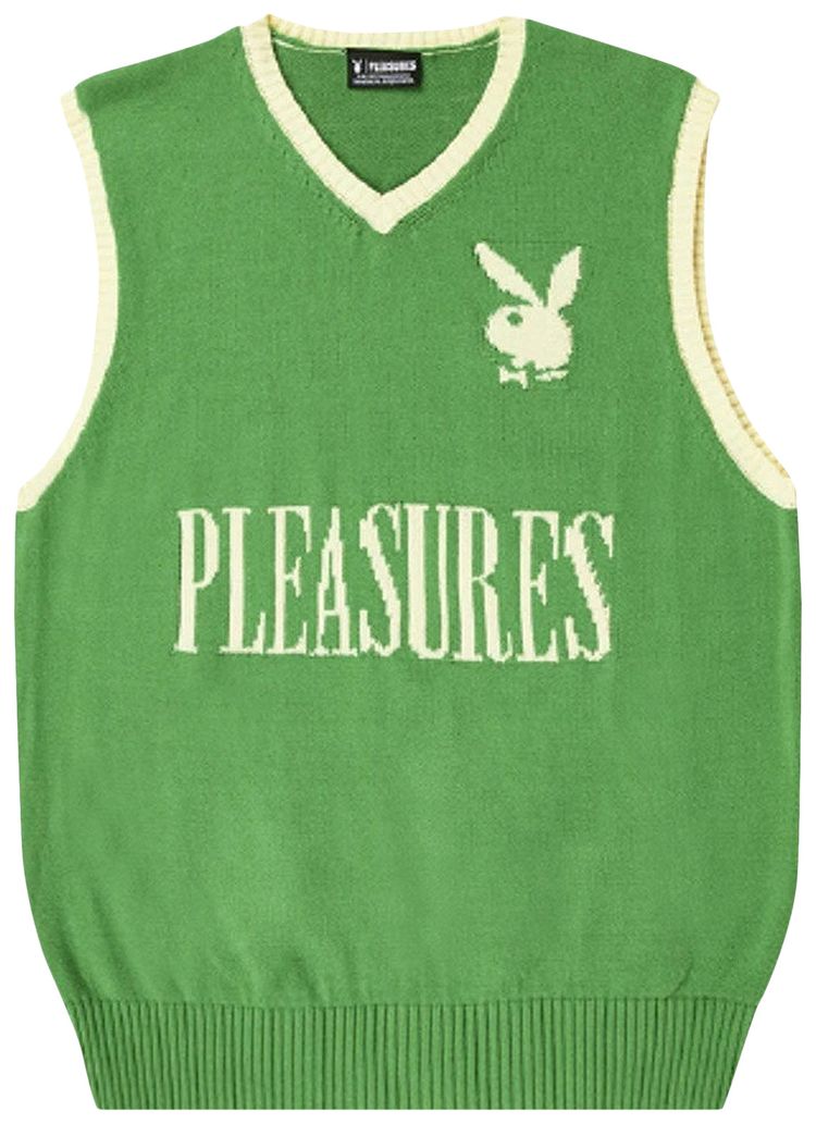 Pleasures PB Sweater Vest Green