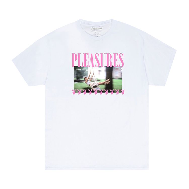 Pleasures Swing T Shirt White