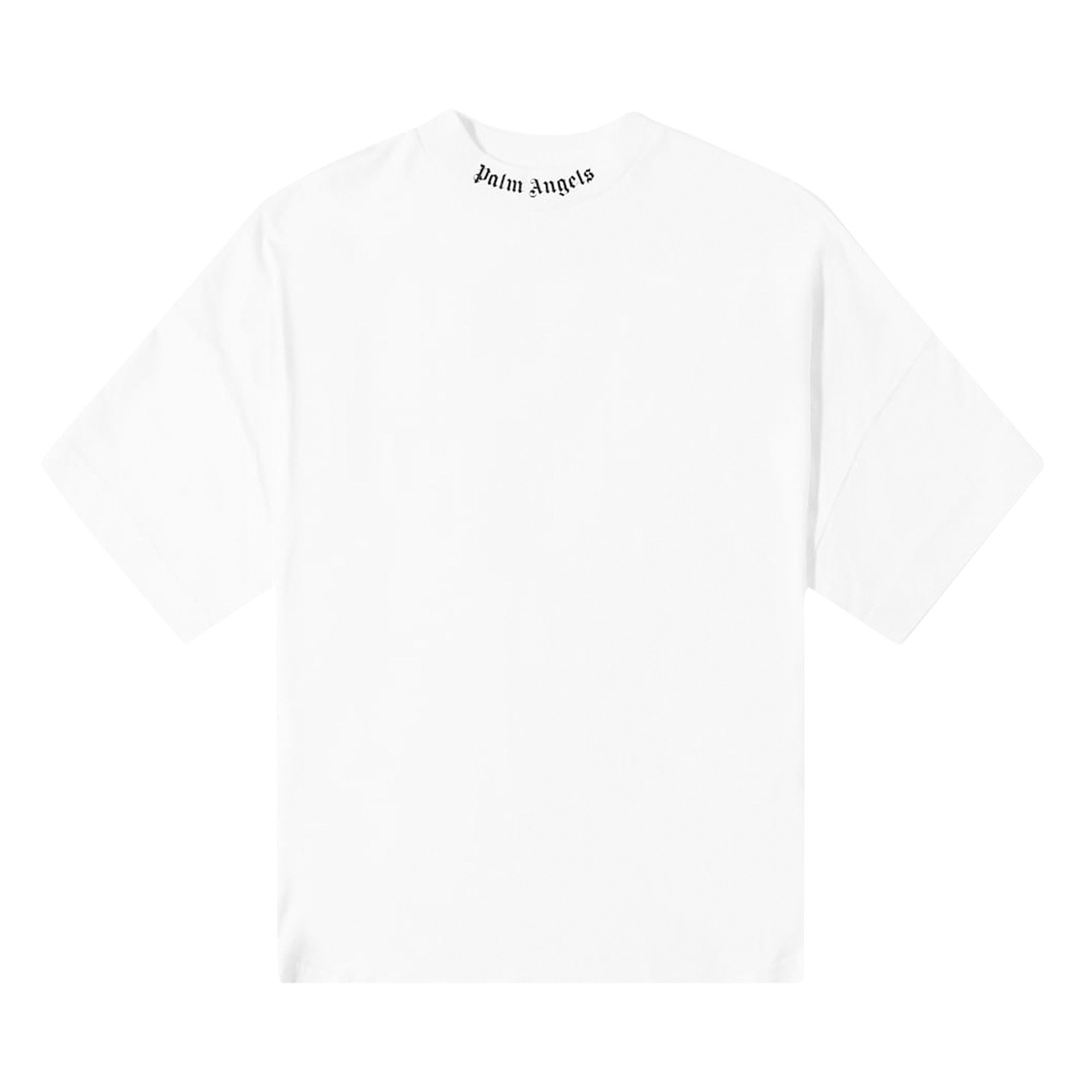 Buy Palm Angels Classic Logo Over Tee 'White/Black
