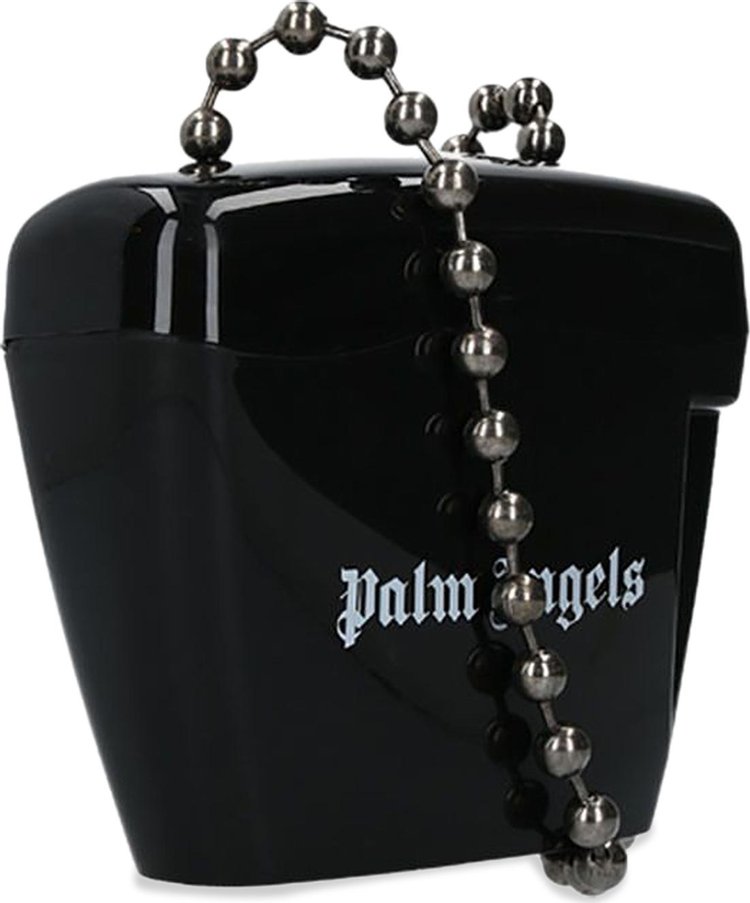 Palm Angels Mini Padlock Bag BlackWhite