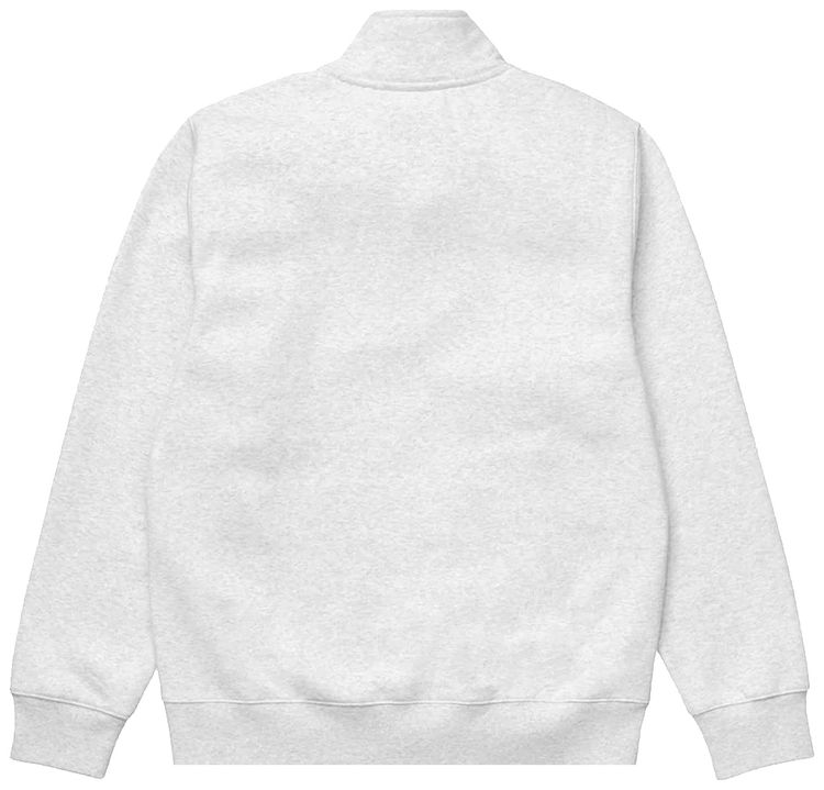 Carhartt WIP Chase Neck Zip Sweater Ash Heather