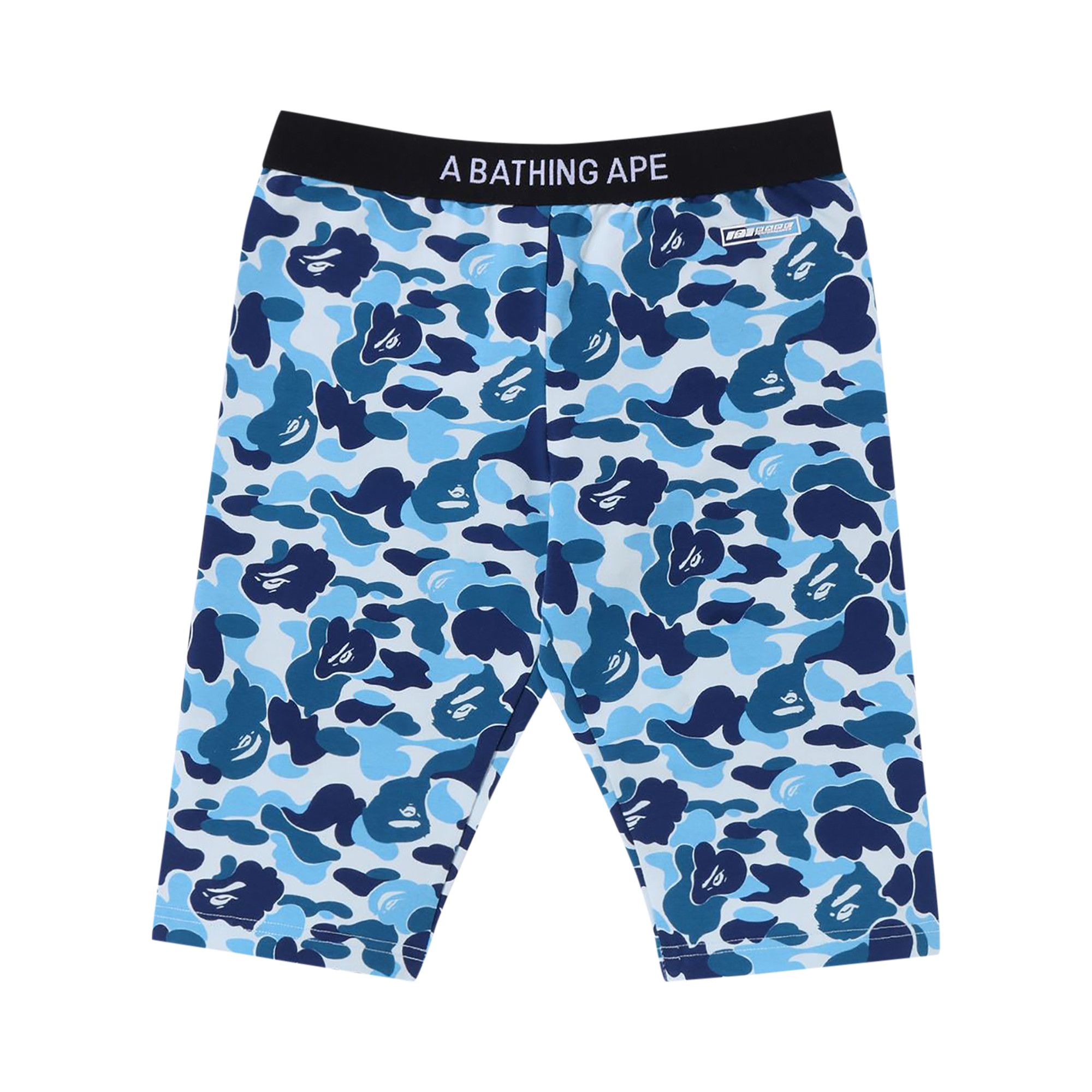 Buy BAPE ABC Camo Biker Shorts Blue 1I30 283 004 BLUE GOAT
