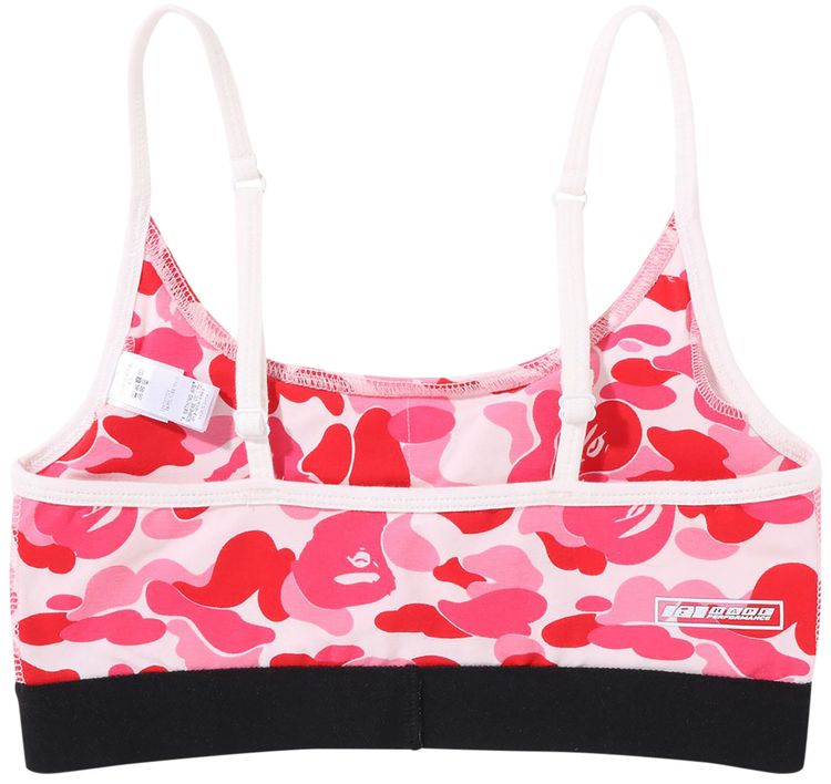 BAPE ABC Camo Sport Bra Pink