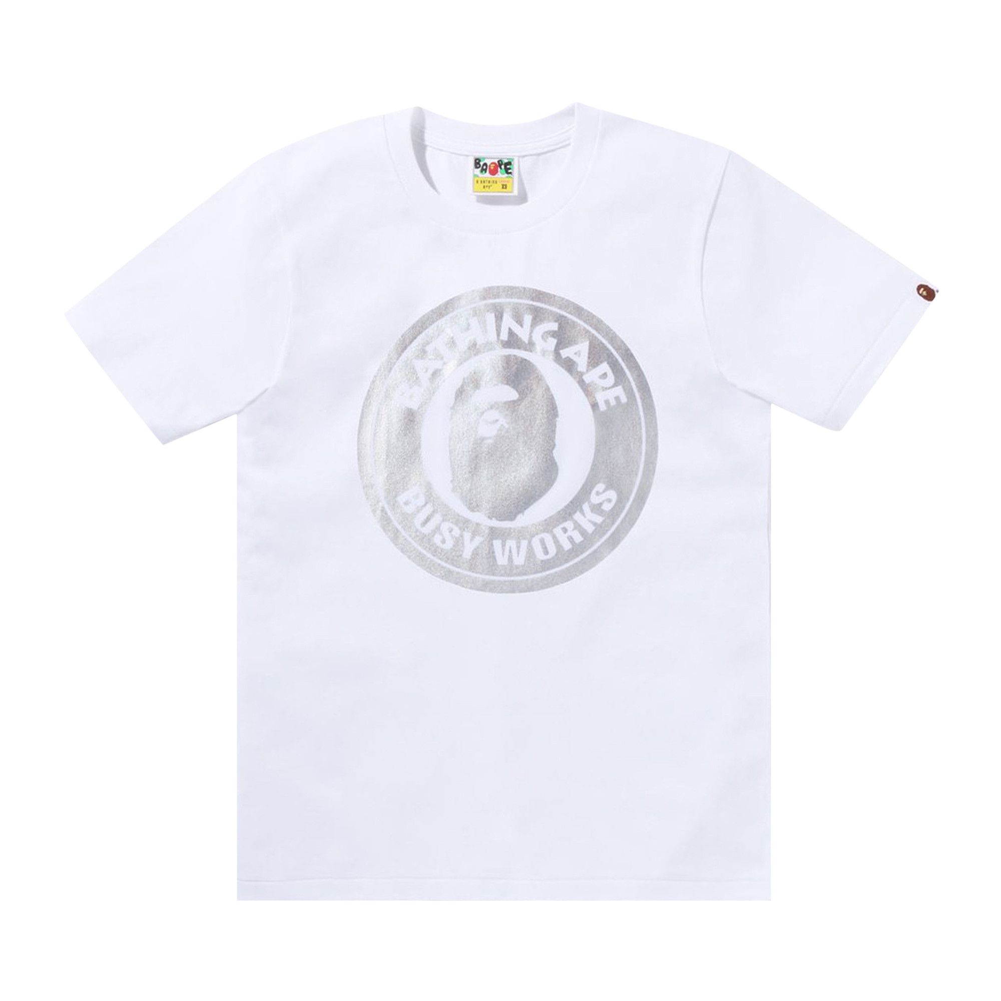 Buy BAPE Hologram Busy Works Tee White 1I30 210 009 WHITE GOAT