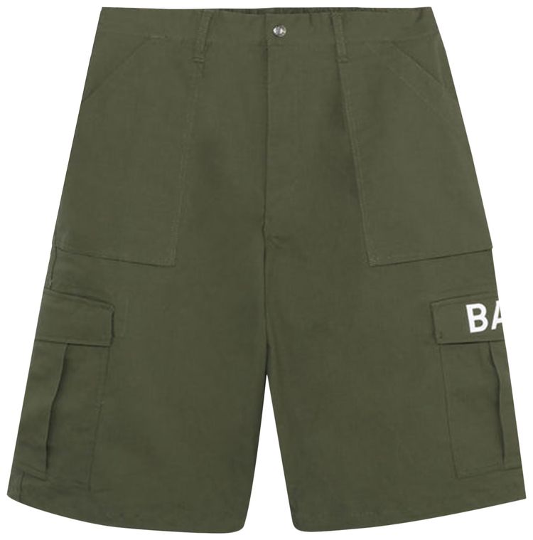 BAPE 6 Pocket Wide Fit Shorts Olive Drab