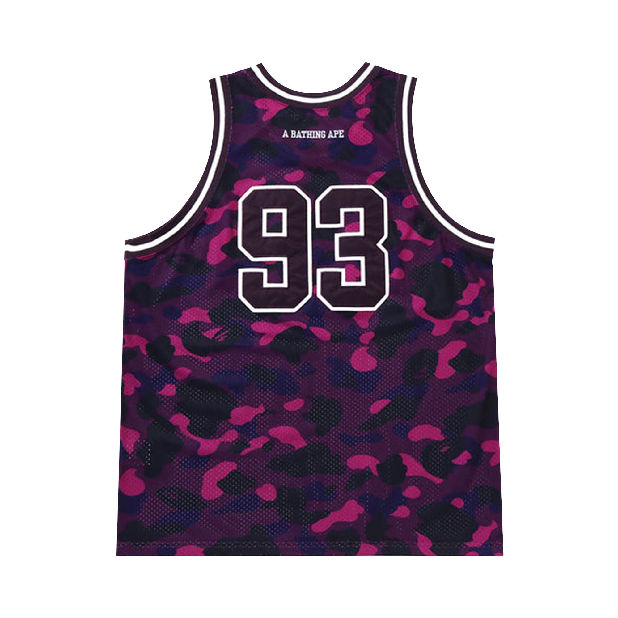 Buy BAPE Color Camo Basketball Tank Top 'Purple' - 1I30 108