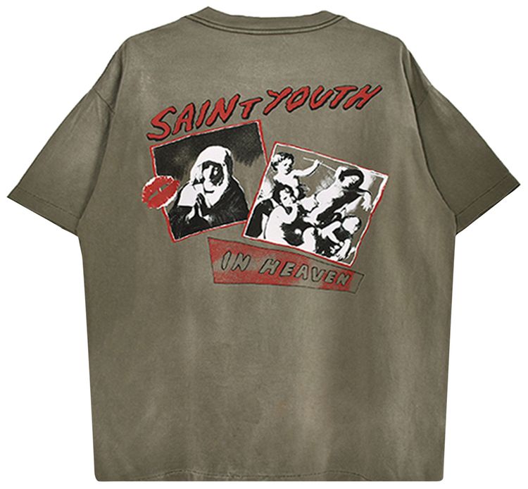 SAINT Mxxxxxx In Heaven Tee Khaki