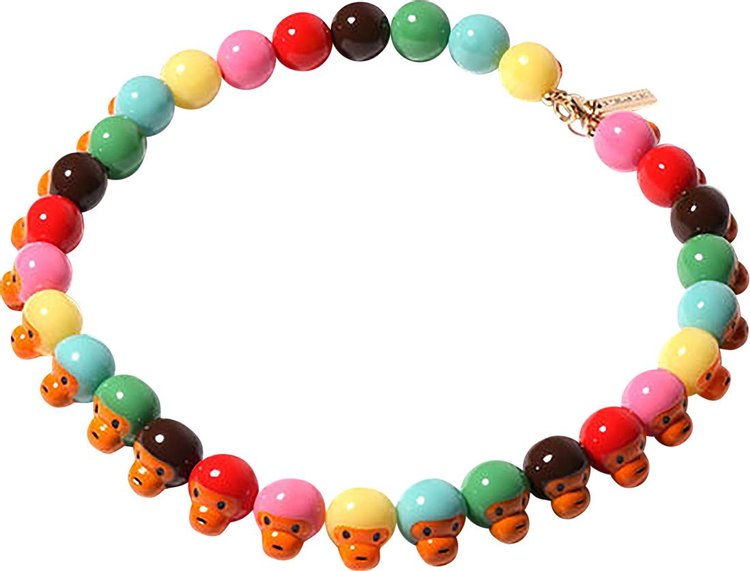 BAPE Baby Milo Rainbow Necklace Mutilcolor