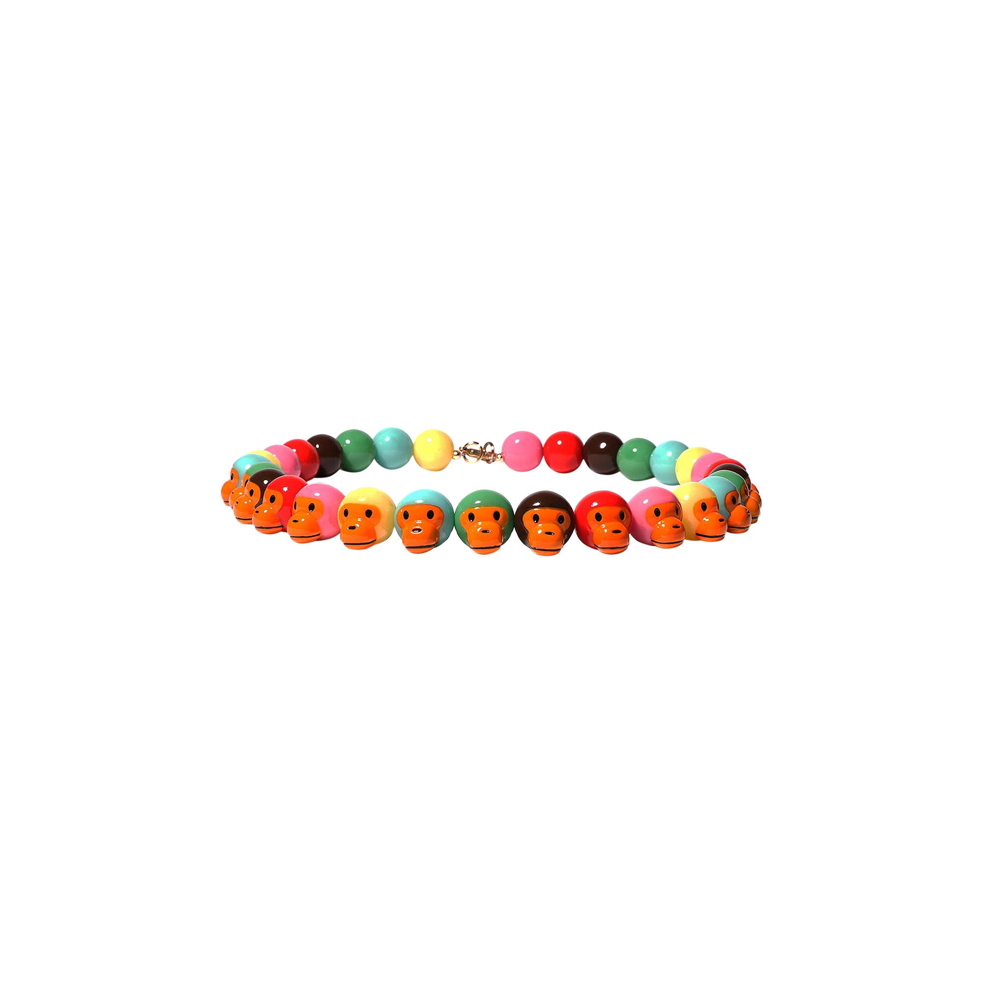 アクセサリー APE BABY MILO RAINBOW NECKLACE Buy BAPE Baby Milo Rainbow Necklace 'Mutilcolor' - 2I80 282 002