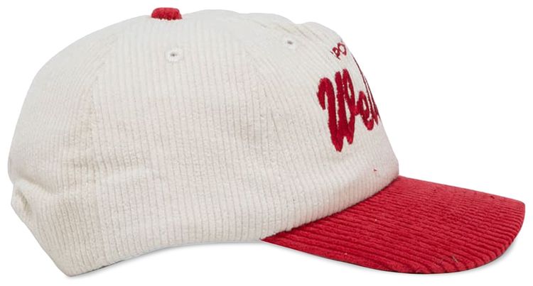 Sporty  Rich Wellness Club Hat WhiteRed