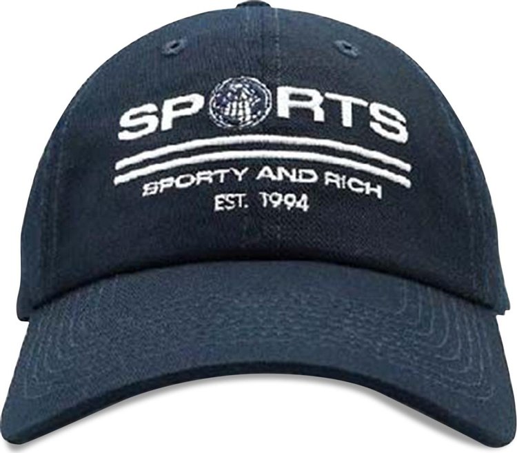 Sporty & Rich Sports Hat 'Navy/White'