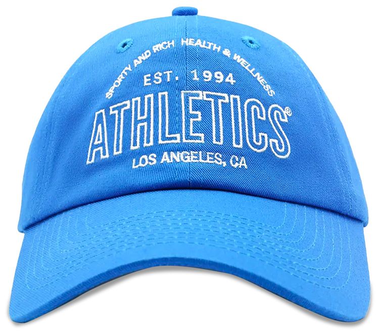 Sporty & Rich Athletics Hat 'Ocean/White' GOAT