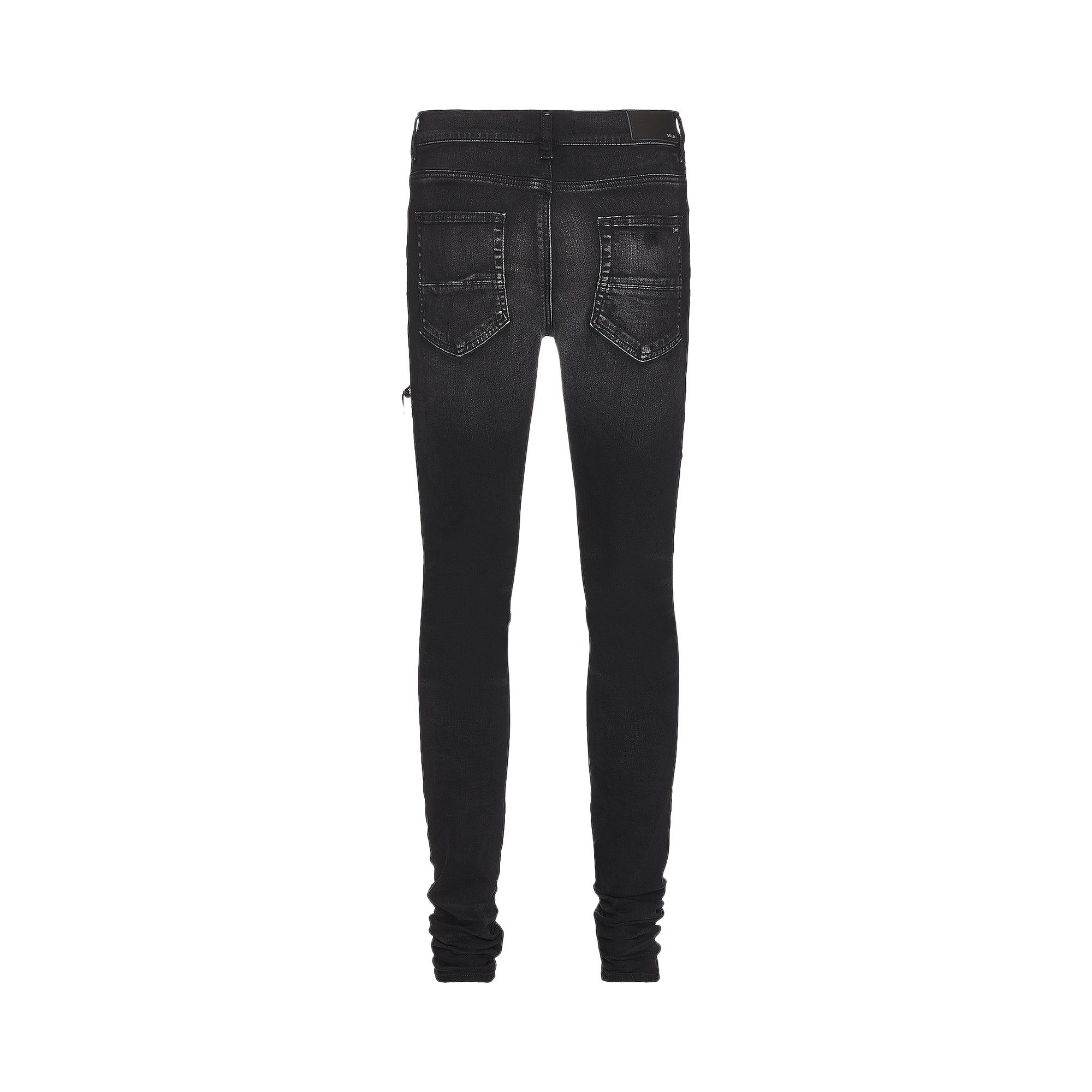 Buy Amiri Bandana MX1 Jean 'Aged Black' - AW22MDS012 023