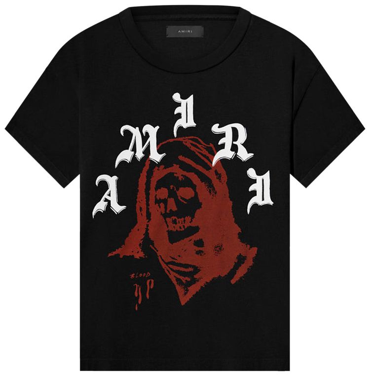 Amiri Wes Lang Solar Kings T Shirt Black