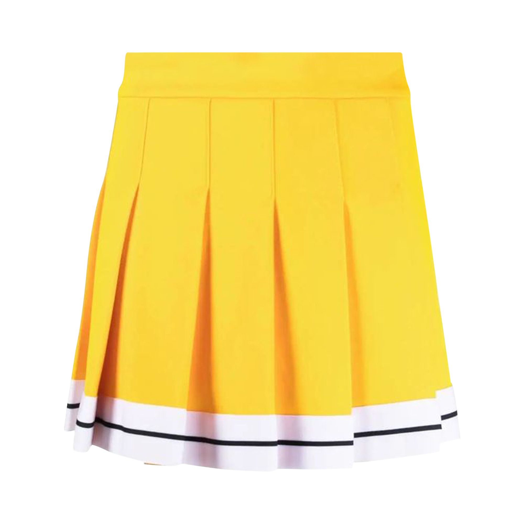 Buy Palm Angels Track Pleated Skirt 'Ochre Yellow
