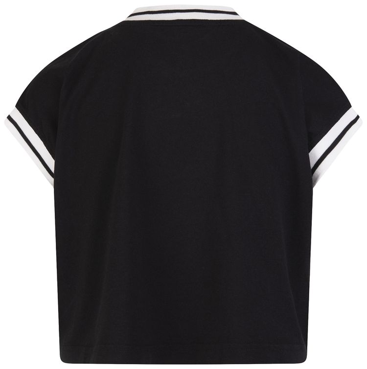 Palm Angels Bear Printed College T Shirt BlackBrown