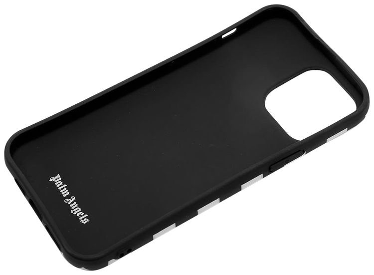Palm Angels Damier Printed iPhone 12 Pro Max Case BlackRed