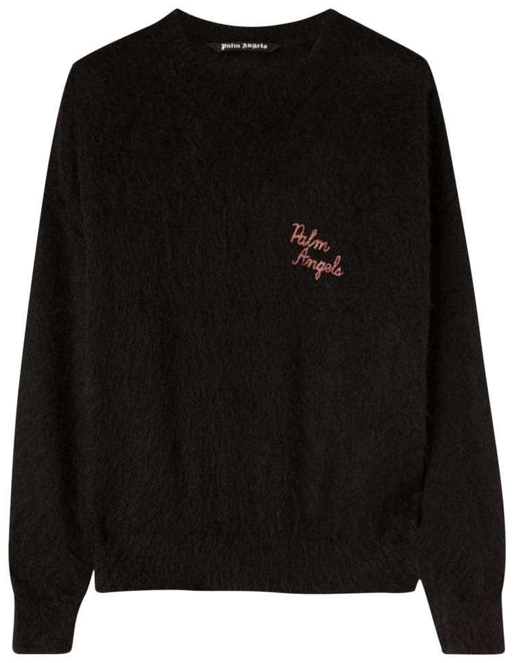 Palm Angels The Palm Sweater BlackFuchsia