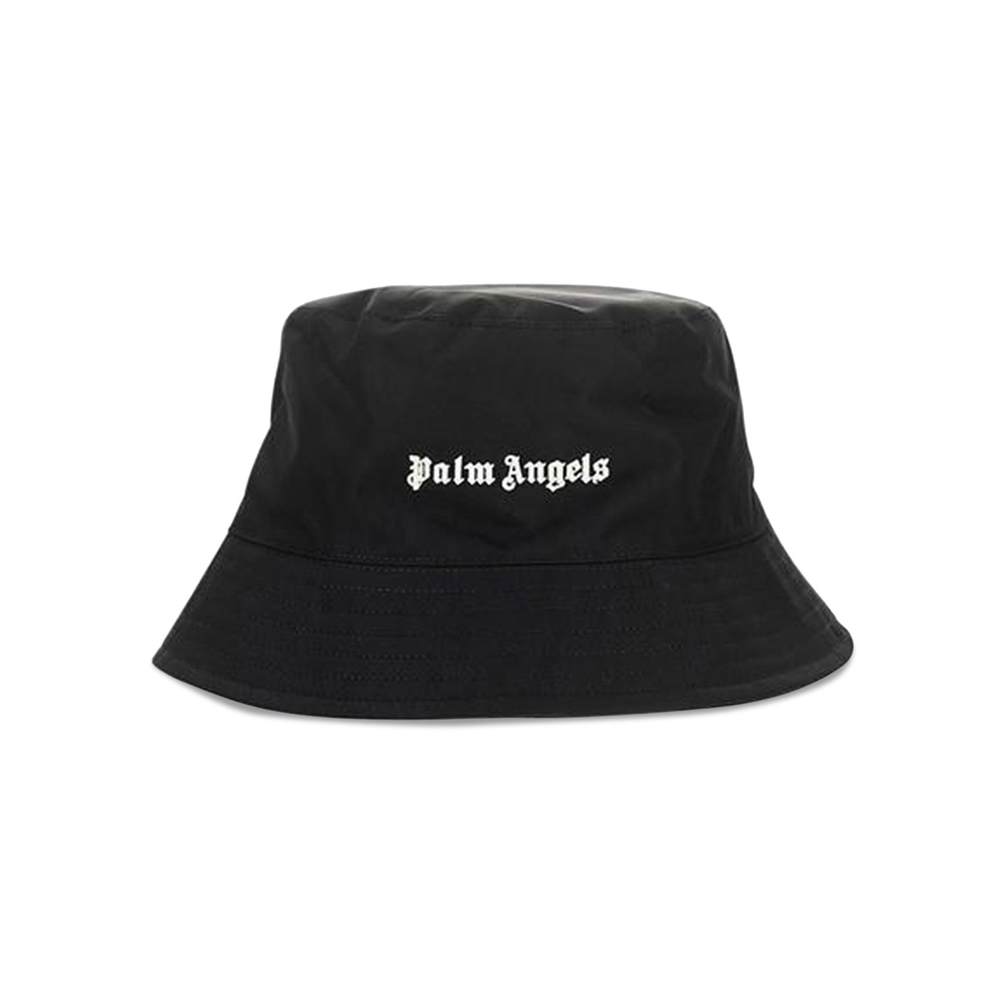 PalmAngels バケットハット Buy Palm Angels Logo Bucket Hat 'Black/White